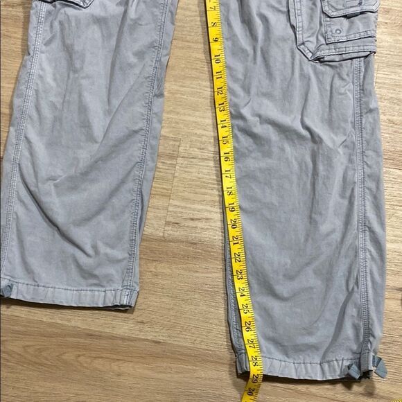 American Eagle Blue Cargo Pants Women’s Size 4 – Stretch Utility AE 1977 - Picture 12 of 14